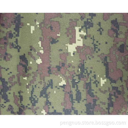 Poly Fluorescent Camouflage Printed Soft-Shell Fabric